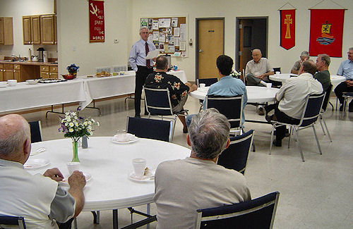 Mack Gibbs from Fundamental Financial Services located in Foley, discussed the risks impacting financial decision-making. - Click to enlarge.