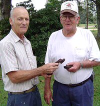 Picture of Church Chairperson Peter Midgarden and Jim Morton.