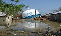 Picture of Hurricane Katrina Damage.