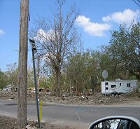 Picture of Hurricane Katrina Damage.