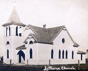 Picture of Zion Lutheran Church about 1920.