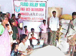 Rice Distribution.