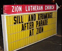 Picture of Zion's sign