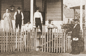 Photo of Guests of the Hotel Norden about 1911.