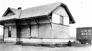 Picture of Silverhill train depot.