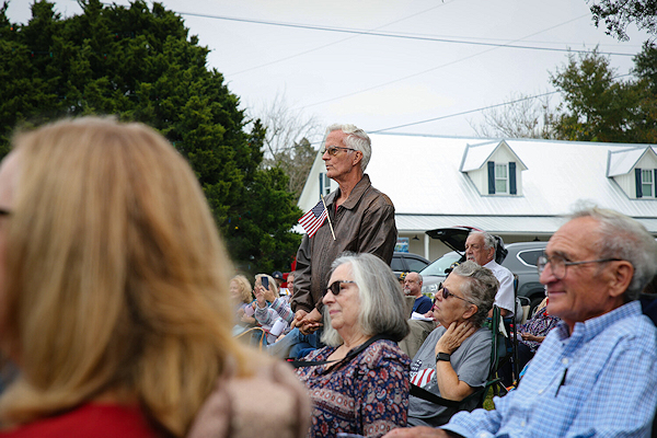 Photo of Silverhill Veteran's Day ceremony.