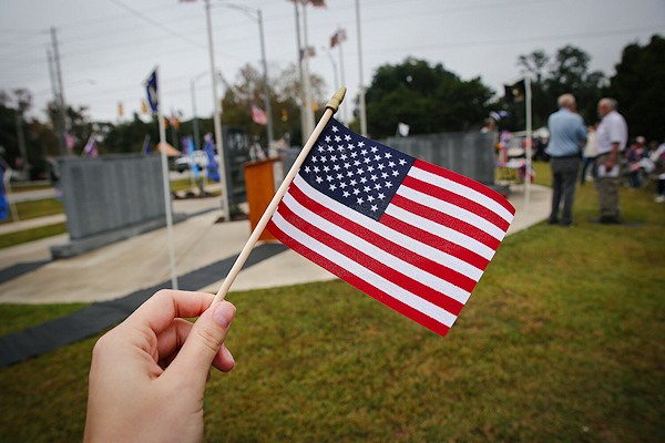 Photo of Silverhill Veteran's Day ceremony.