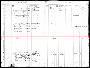 Photo of Church Register