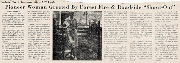 Photo of Newspaper article.