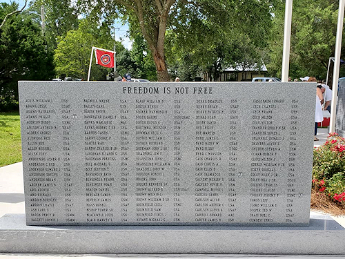 Photo of The Silverhill Veterans Memorial.