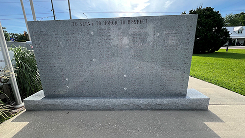 Photo of The Silverhill Veterans Memorial.