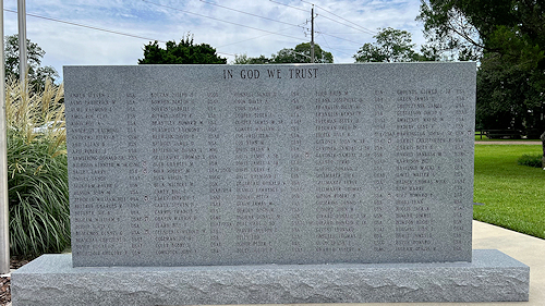 Photo of The Silverhill Veterans Memorial.