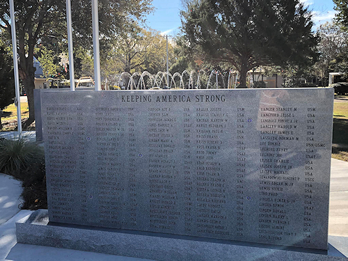 Photo of The Silverhill Veterans Memorial.