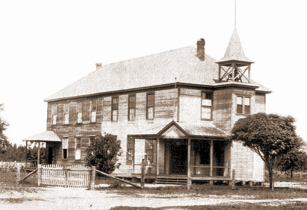 Photo of Silverhill School with Bell.