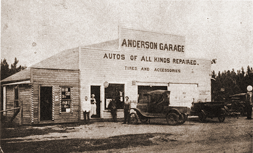 Photo of Anderson Garage.