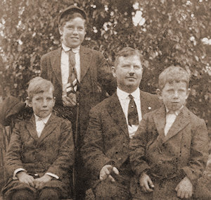 Photo of Charles G. Hoiles and his sons