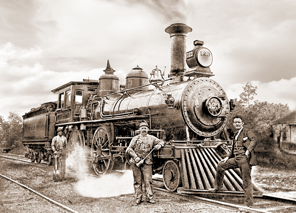 Photo of Steam Engine 123.