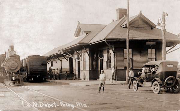 Photo of Foley train  depot.