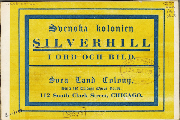 Photo of Silverhill Booklet 1907.